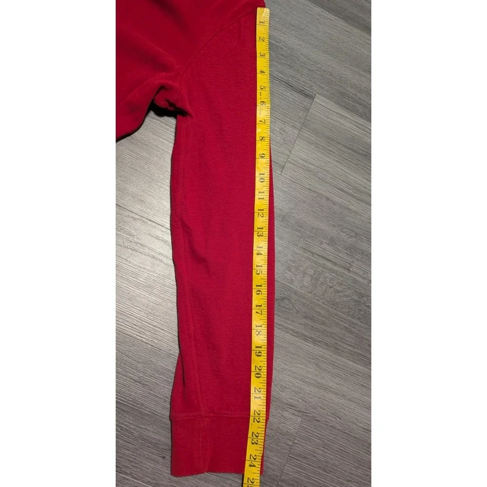Polo Ralph‎ Lauren Men's Red Quarter Zip Pullover Sweater Size Large